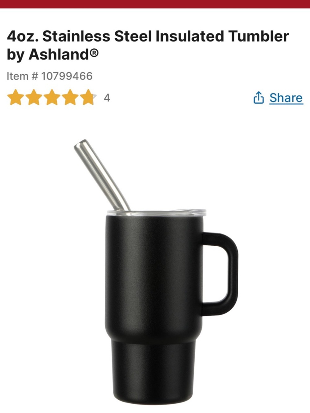 2 Stainless Steel Insulated Tumbler with Handle